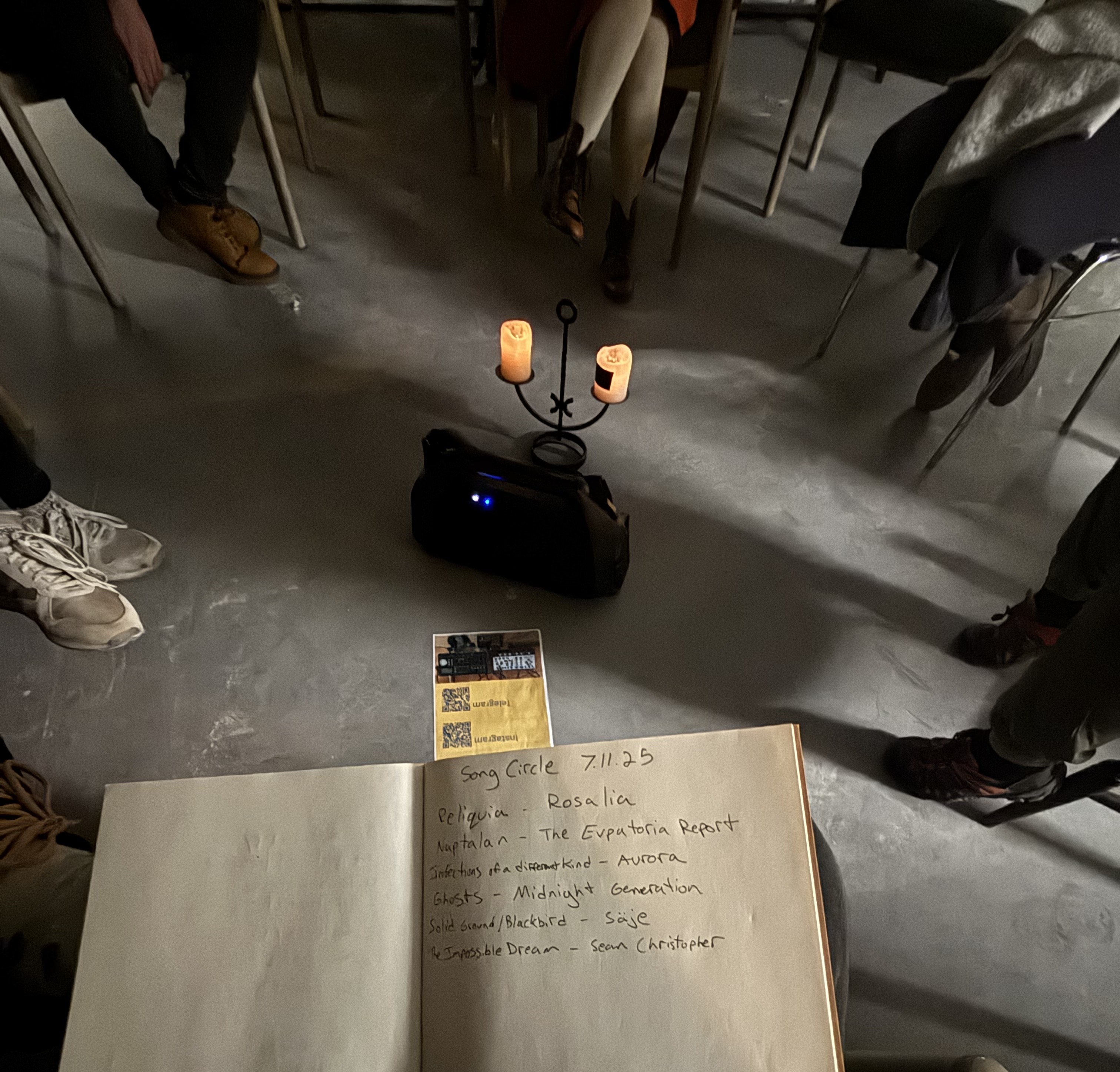 Community music therapy group session in Berlin